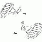 VTX1800C2 Floorboards passenger billet