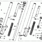 VTX1800R3 Передняя вилка