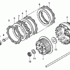 VTX1800R3 Сцепление