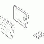 VTX1800S2 Billet swingarm pivot cover set (fluted)