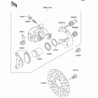 Bayou 300 (KLF300-B15) Front brake(klf300-b15 / b16)
