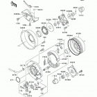 Prairie 300 (KVF300-B4) Задняя ступица колеса