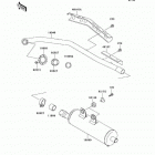 Prairie 300 4X4 (KVF300-A4) Глушитель