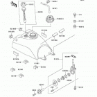 Prairie 400 (KVF400-D4) ТОПЛИВНЫЙ БАК