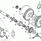 CBR1000RR105 Коленвал и поршни