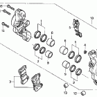 CBR600RR Front brake caliper ('05)