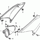CRF230F БОКОВАЯ КРЫШКА