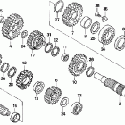 CRF250X ТРАНСМИССИЯ