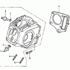 CRF70F ГОЛОВКА ЦИЛИНДРА