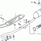 CRF80F Глушитель