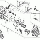 ST1300P Передний тормоз правый