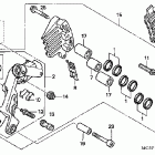 ST1300P Передний тормозной суппорт левый