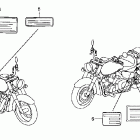 VT750C Предупредительные таблички