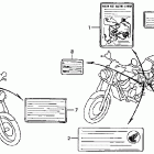 VT750DCA Предупредительные таблички