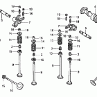 VTX1800F1 Распредвал и клапана