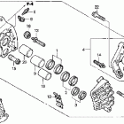 VTX1800F1 Передний тормозной суппорт правый