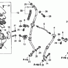 VTX1800F1 Главный тормозной цилиндр передний