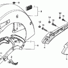 VTX1800N1 Rear fender @ grab rail (2)
