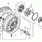 VTX1800N1 Rear wheel (vtx1800r / n)