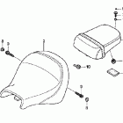 VTX1800N1 Seat (vtx1800n)
