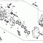 VTX1800R1 Передний тормоз правый