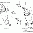 VTX1800S1 Задний амортизатор