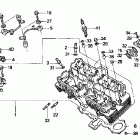 CB750 ГОЛОВКА ЦИЛИНДРА