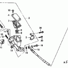 CR125R Главный тормозной цилиндр передний