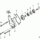 CRF450R ВОДЯНОЙ НАСОС