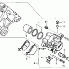 RVT1000R Задний тормозной суппорт