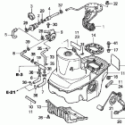 ST1100P ТОПЛИВНЫЙ БАК