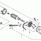 VT750CDA ПУСКОВОЙ ЭЛЕКТРОДВИГАТЕЛЬ