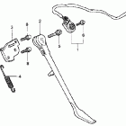 VT750CDD Подножка