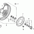 VT750CDD Переднее колесо