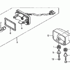 VT750DCB Задний фонарь