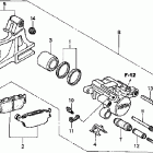 VTR1000F Задний тормозной суппорт