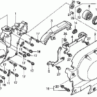 VTX1800C Крышка картера левая