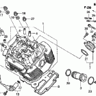 VTX1800C Головка цилиндров передняя
