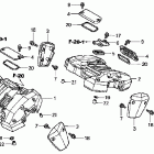 VTX1800C Крышка головки цилиндров