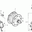 VTX1800R Коленвал и поршни