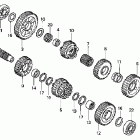 VTX1800R ТРАНСМИССИЯ