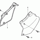 XR250R БОКОВАЯ КРЫШКА