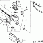 XR650L Главный тормозной цилиндр передний