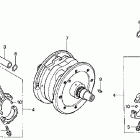 VTX1800C Коленвал и поршни