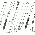 VTX1800C Front fork ('02-'04)
