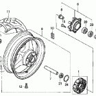 CBR600F4 Rear wheel ('01-'05)