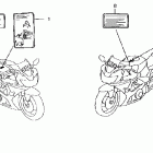 CBR900RE Предупредительные таблички