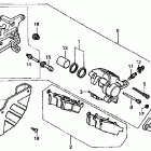 CR250R Задний тормозной суппорт