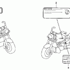 GL1500CD Лейбл предостережения