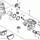 VT1100T Задний тормозной суппорт